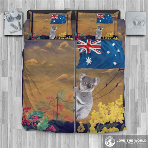 Australia Climbing Koala Bedding Set Lusxibox