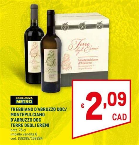 Terre Degli Eremi Trebbiano D Abruzzo Doc Montepulciano D Abruzzo Doc