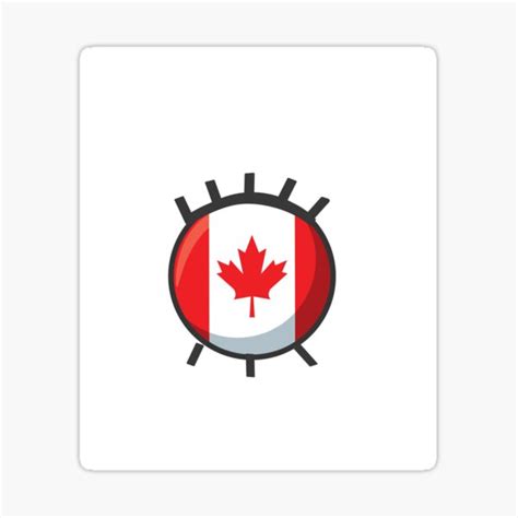 Flag Of Canada Sticker For Sale By Ccrr Redbubble