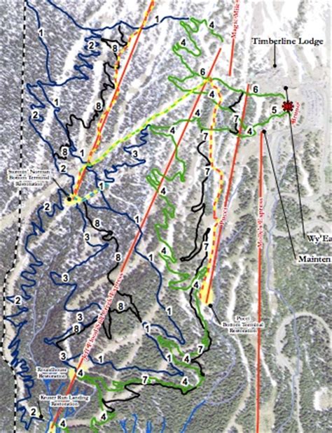 Timberline Lodge Trail Map