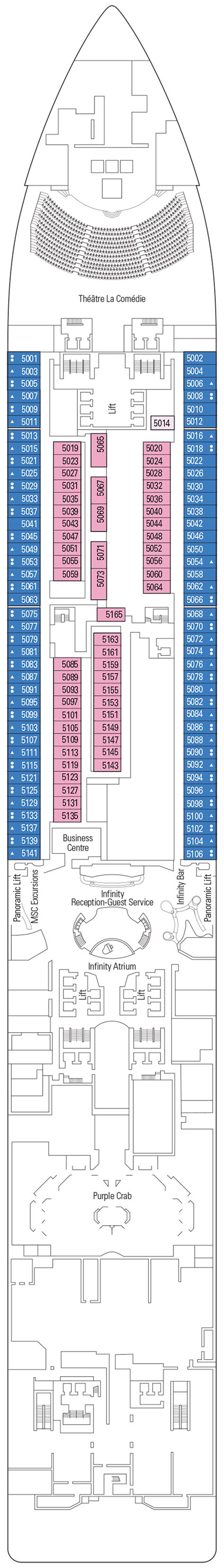 Deck Plans Msc Grandiosa Planet Cruise