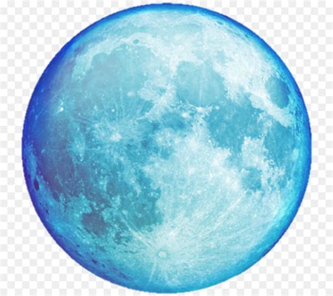 Blue Full Moon Clipart