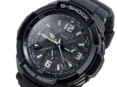 【楽天市場】【送料無料】カシオ CASIO Gショック G-SHOCK スカイコックピット 電波ソーラー 腕時計 GW3000BB-1 ...