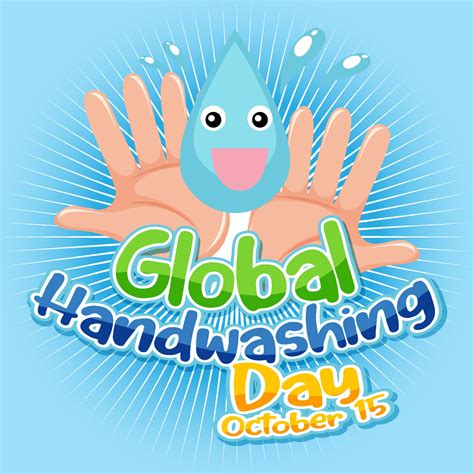 Global Handwashing Day poster design 6585175 Vector Art at Vecteezy