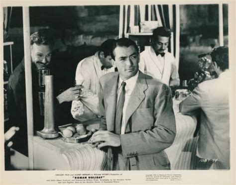 Gregory Peck Eddie Albert Roman Holiday 1953 Photo Original 16 Eur 29