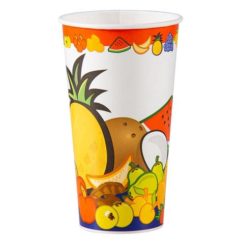 Vaso 32 Oz Frutas Solo Cup Desechables Biodegradables