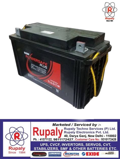 Exide SMF Battery 100 Ah Exide Powersafe Plus SMF Battery Latest