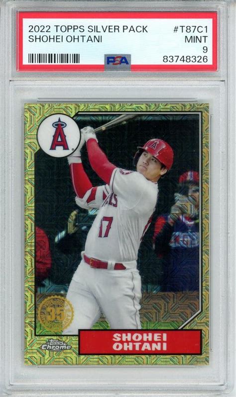 Mint Psa Topps Baseball Shohei Ohtani Silver