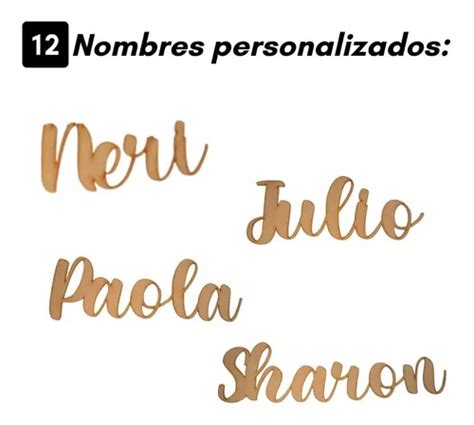 Nombres Personalizado Arbol Navidad Decoracion Adorno Mdf