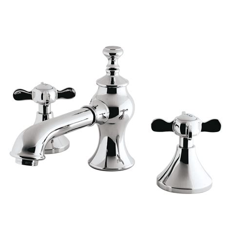 Kingston Brass Kc7061bex 8 Inch Widespread Lavatory Faucet Polished