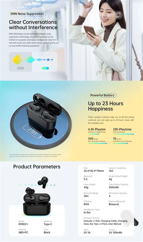 1MORE Omthing AirFree Plus True Wireless Earbuds - Best