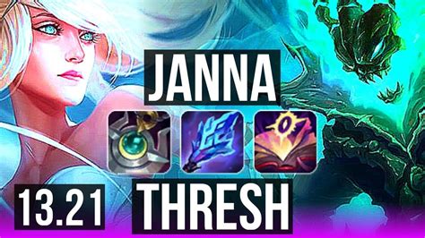 JANNA Xayah Vs THRESH Kai Sa SUP 1 0 11 2 6M Mastery 1000