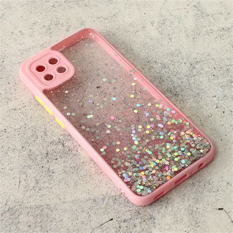 Maska Futrola Frame Glitter Za Samsung A G Galaxy A Roze