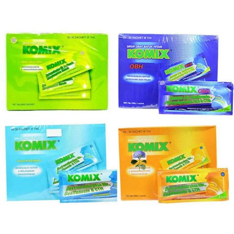 Jual Komix Syrup [7ml X 30 Sachet] Original Bpom Shopee Indonesia