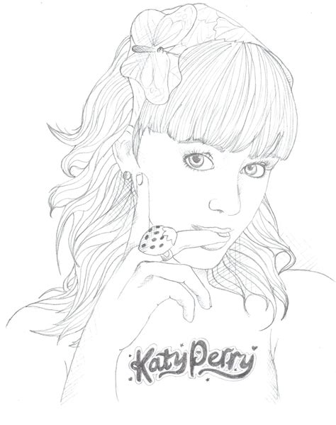 Katy Perry Coloring Pages At Getcolorings Free Printable