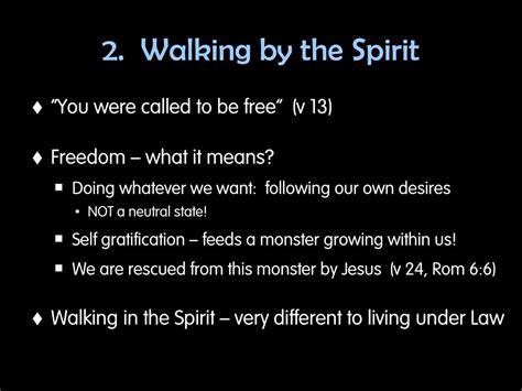 Ppt Walk In The Spirit Powerpoint Presentation Free Download Id