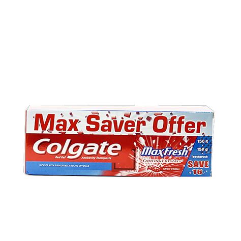 Buy Colgate Toothpaste Max Fresh Red 300 G And Tbr Online ₹135 From