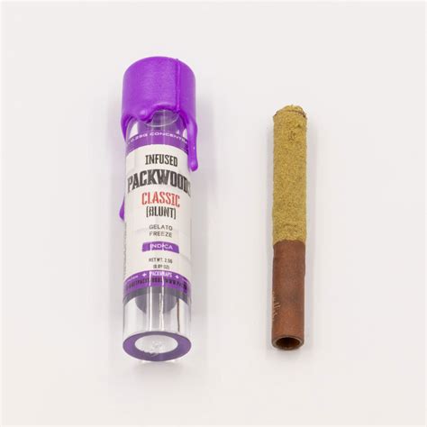 Packwoods Gelato Freeze Infused Blunt Pre Roll 1 Pack Indica 34 {2