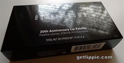 Bobbi Brown Th Anniversary Lip Palette Get Lippie