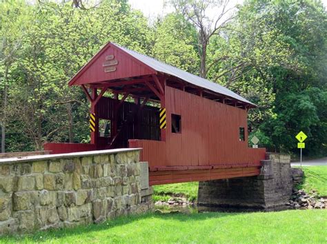 The Ebenezer Covered Bridge In Washington County Pa