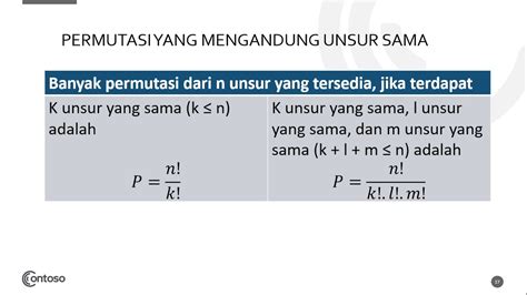 Permutasi Unsur Sama Dan Permutasi Siklis Youtube