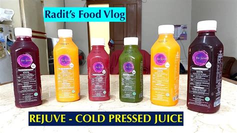 Rejuve Cold Pressed Juice Radits Food Vlog Jus Botol Tanpa