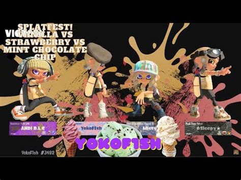 Vanilla Vs Strawberry Vs Mint Chip Splatfest Rst Half Splatoon