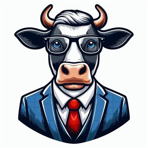 Modern cow design vector illustration | Premium AI-generated vector