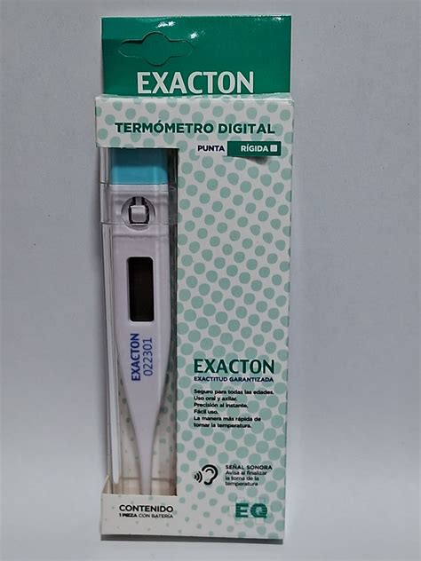 EXACTON TERMOMETRO DIGITAL 7501563611809 Distribuidora DISA