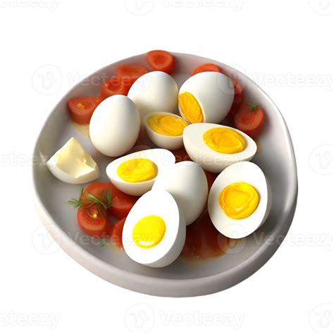 Boiled Egg Chicken Ai Generative 28538467 Png