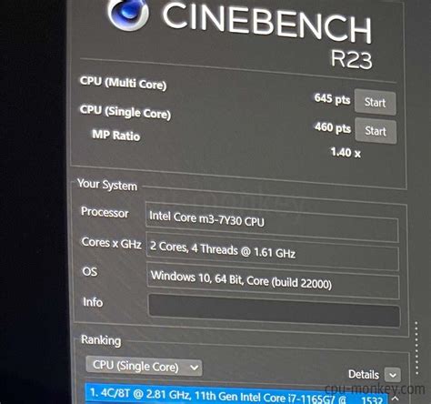 Intel Core m3-7Y30 Benchmark, Test and specs