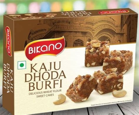 Dhondha Burfi Bikano Kaju Cashew Nuts Dhondha Burfi 400g ขนมอินเดีย โดดา บารฟี่ Th