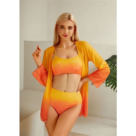 Halter Neck Red Piece Bikini Set Swimwear India