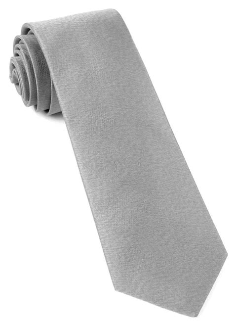 melange twist solid silver tie  tie bar mens wedding attire