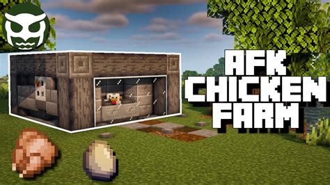 Minecraft AFK Chicken Farm Easy Tutorial 1 17 YouTube