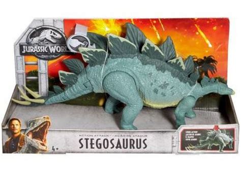 Jurassic World Fallen Kingdom Action Attack Stegosaurus Action Figure ...