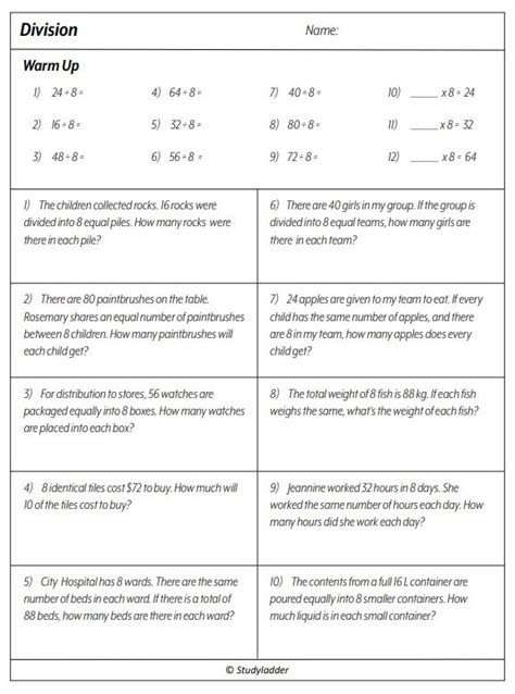 Dividing By 8 Problem Solving Studyladder Interactive Learning Games