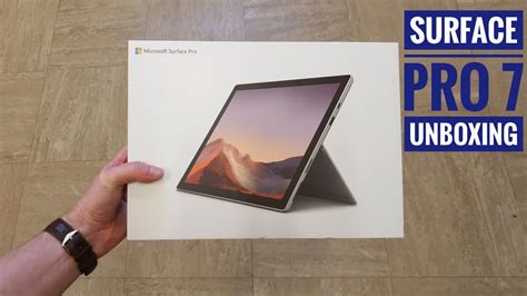 Surface Pro 7 I5 Unboxing Youtube