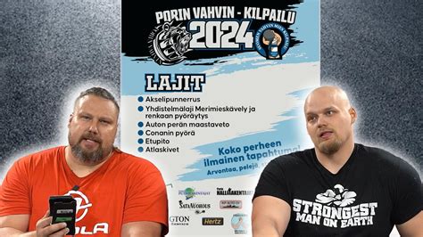 Yllättääkö Severi Allonen Suomen Vahvin 2024 Karsinta Porin Vahvin