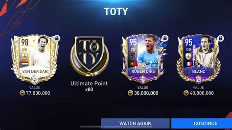 Prime Icon Van Der Sar Claimed Toty Defenders Pack Opening In Fifa