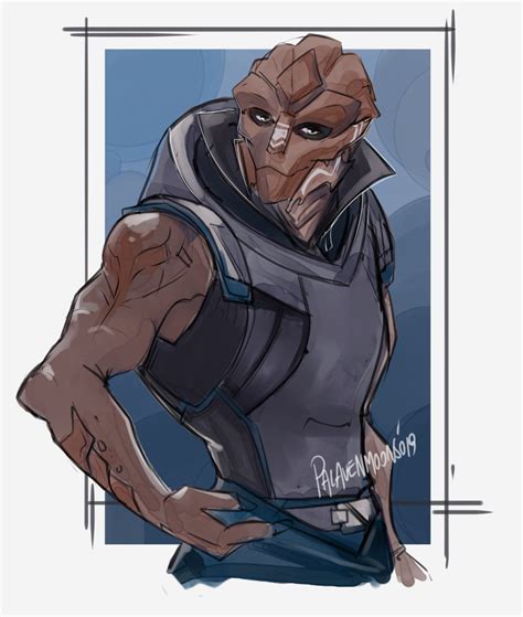 Турианец Фан арт Mass Effect 3