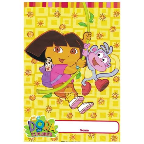 Dora The Explorer Fiesta Favor Bags 8ct