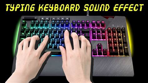 Typing Keyboard Sound Effect Enhanced Sound 2019 Free Sound Effects