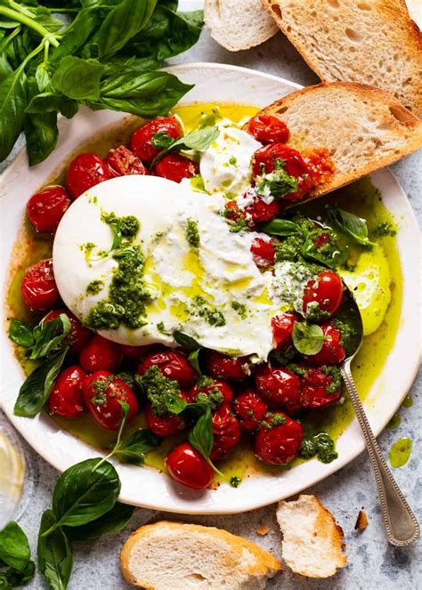 Bursty Tomato Burrata Salad Reportwire