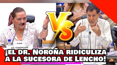 VEAN Dr NOROÑA RIDICULIZA a la SUCESORA de LENCHO por dejar TOMAR