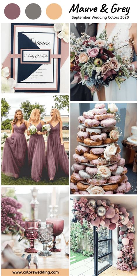 Colors Wedding | Top 8 September Wedding Color Combos for 2020