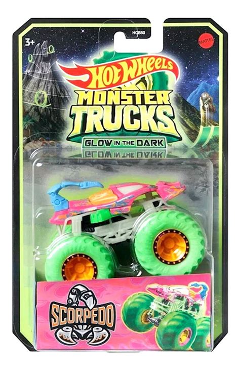Hot Wheels Monster Trucks Fosforescente Scorpedo MercadoLibre