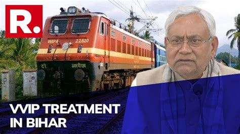 Bihar Trains Stopped For CM Nitish Kumars Convoy BJP Hits Out