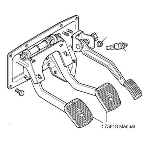 Brake Clutch Rubber Pedal Pad 575818 Oryx Off Road Oryx Off Road Ltd