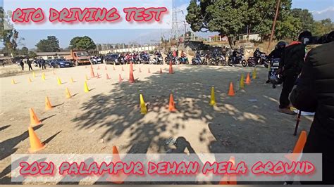 Driving Licence Test Two Wheeler Palampur Dehan Mela Ground